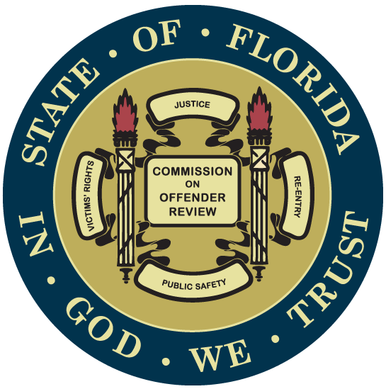 Florida Commission on Offender Review (Seal) State of Florida - In God We Trust