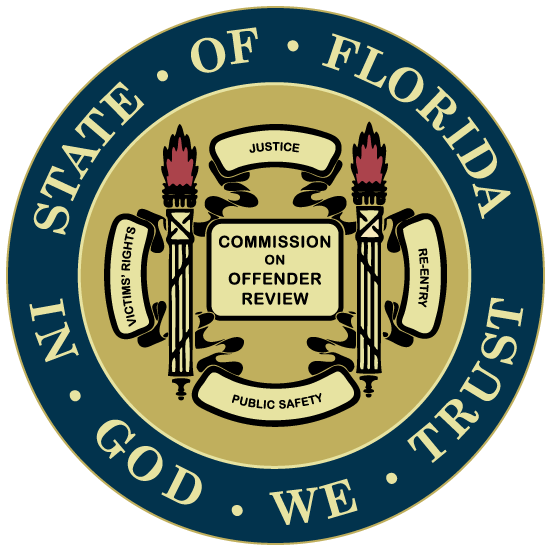 Florida Commission on Offender Review (Seal) State of Florida - In God We Trust